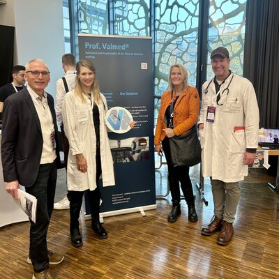 Hessischer Gr�nderpreis 2025: Stand Prof. Valmed aus Langen